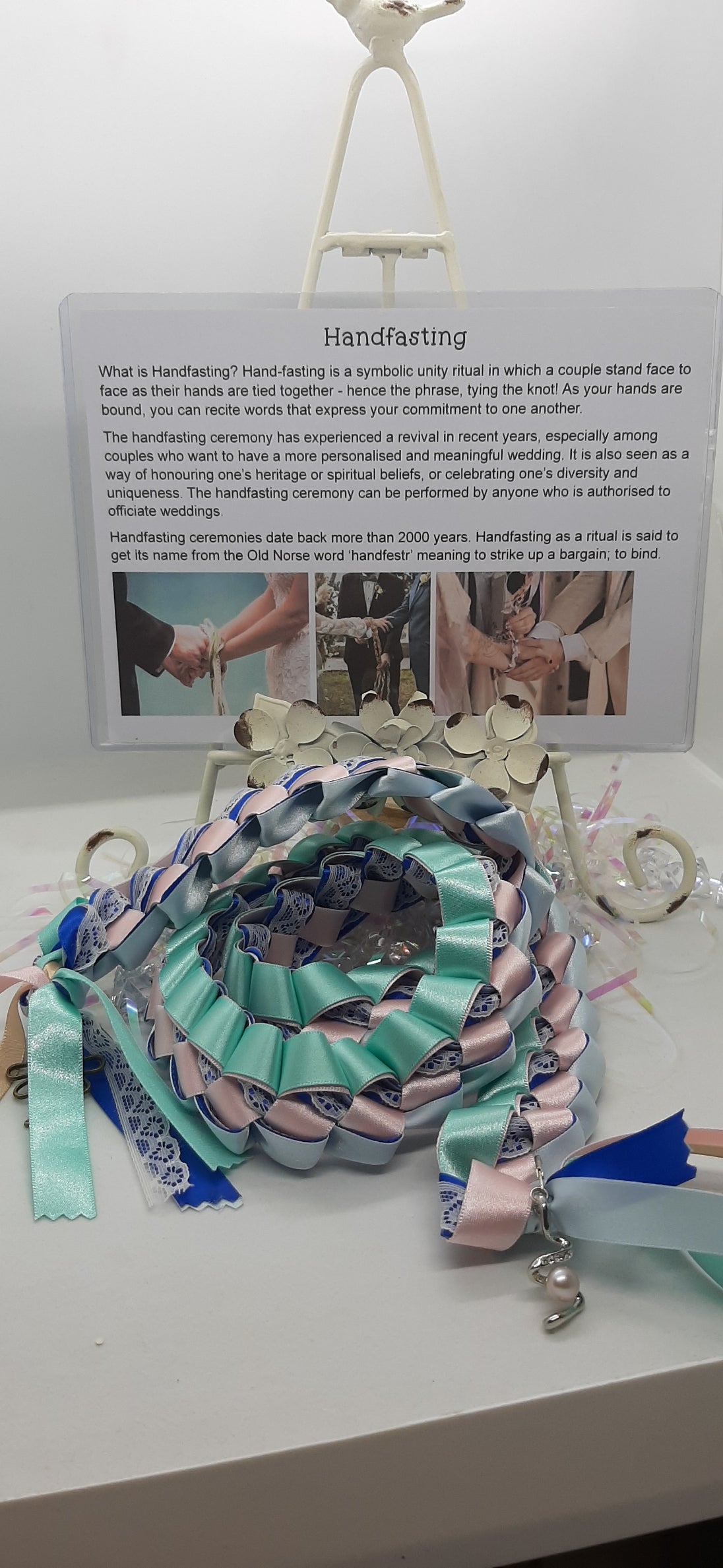 Handfasting Ribbon - tranguility, romance, health, persistence, strength, peace