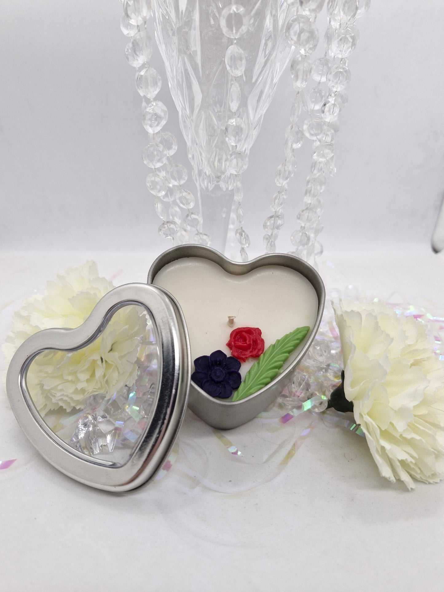 Heart Tin Candle