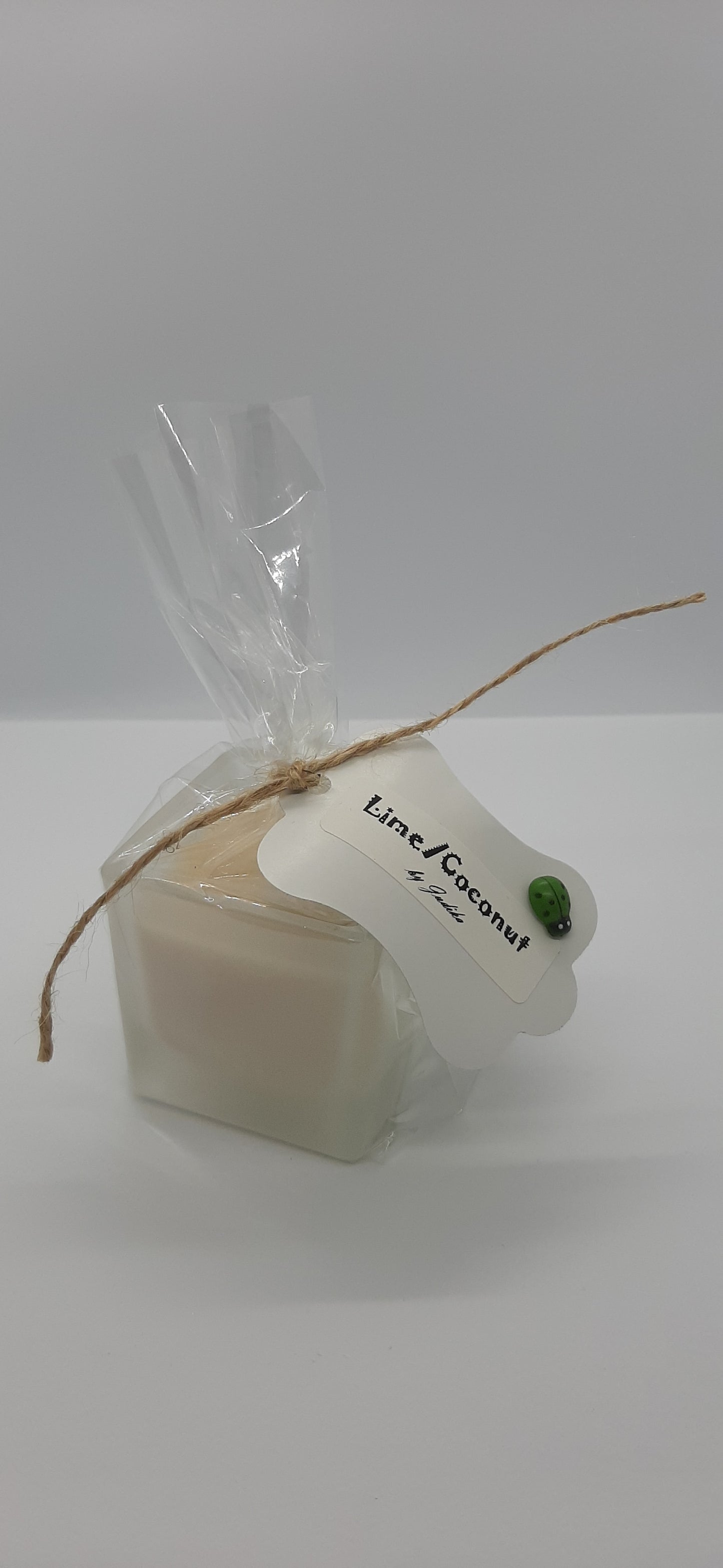 Lime/Coconut Square Frosted Votive