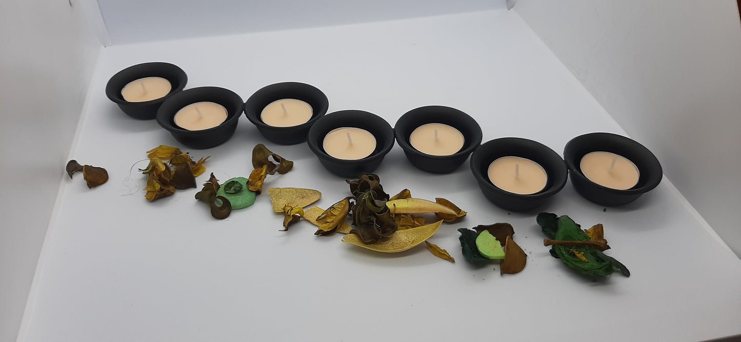 Cast Iron Tealight Holder - Vanilla Fragrance