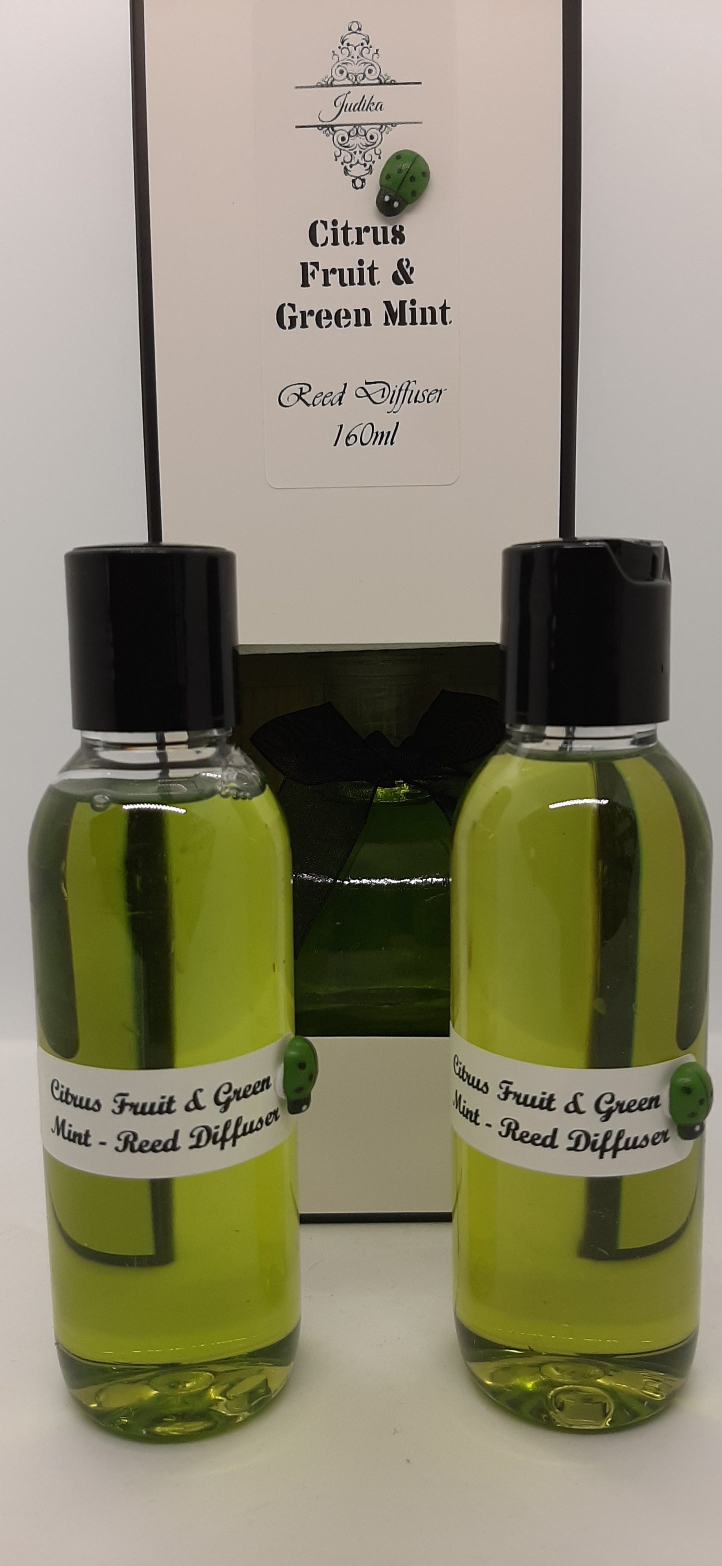 Citrus Fruit & Green Mint Fragranced Reed Diffuser Refill (120ml)