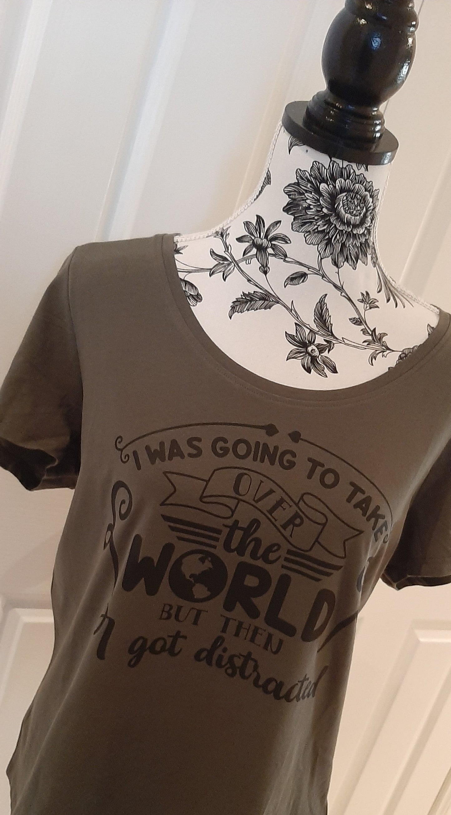 The "I was going to take over the World" T-Shirt