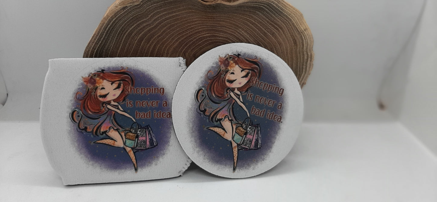Coaster & Wine Cooler Set