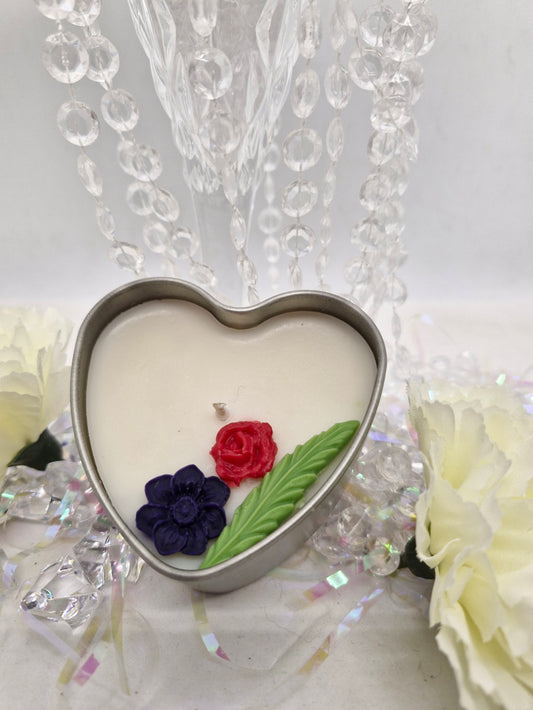 Heart Tin Candle