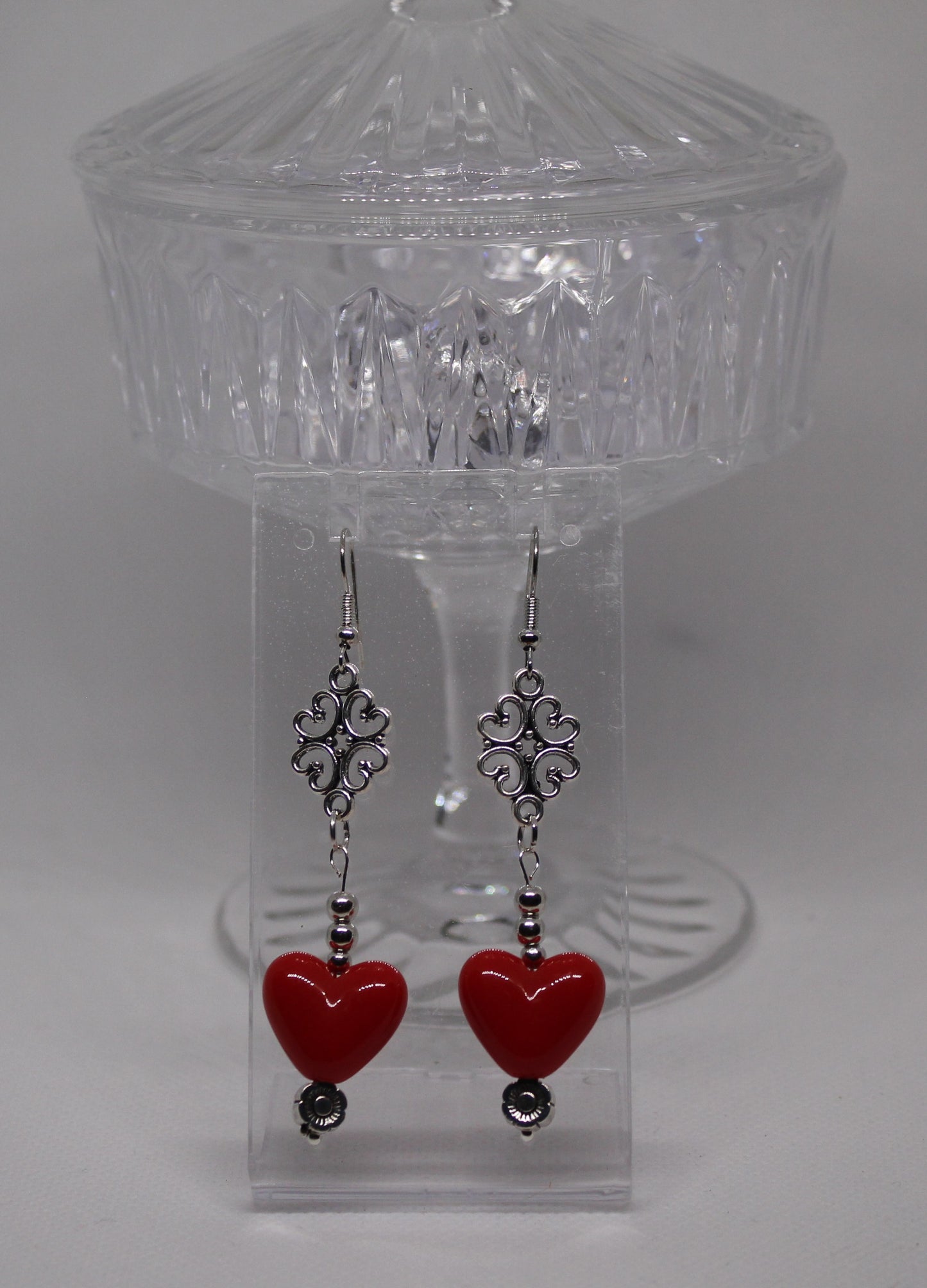 Earrings - Red Heart