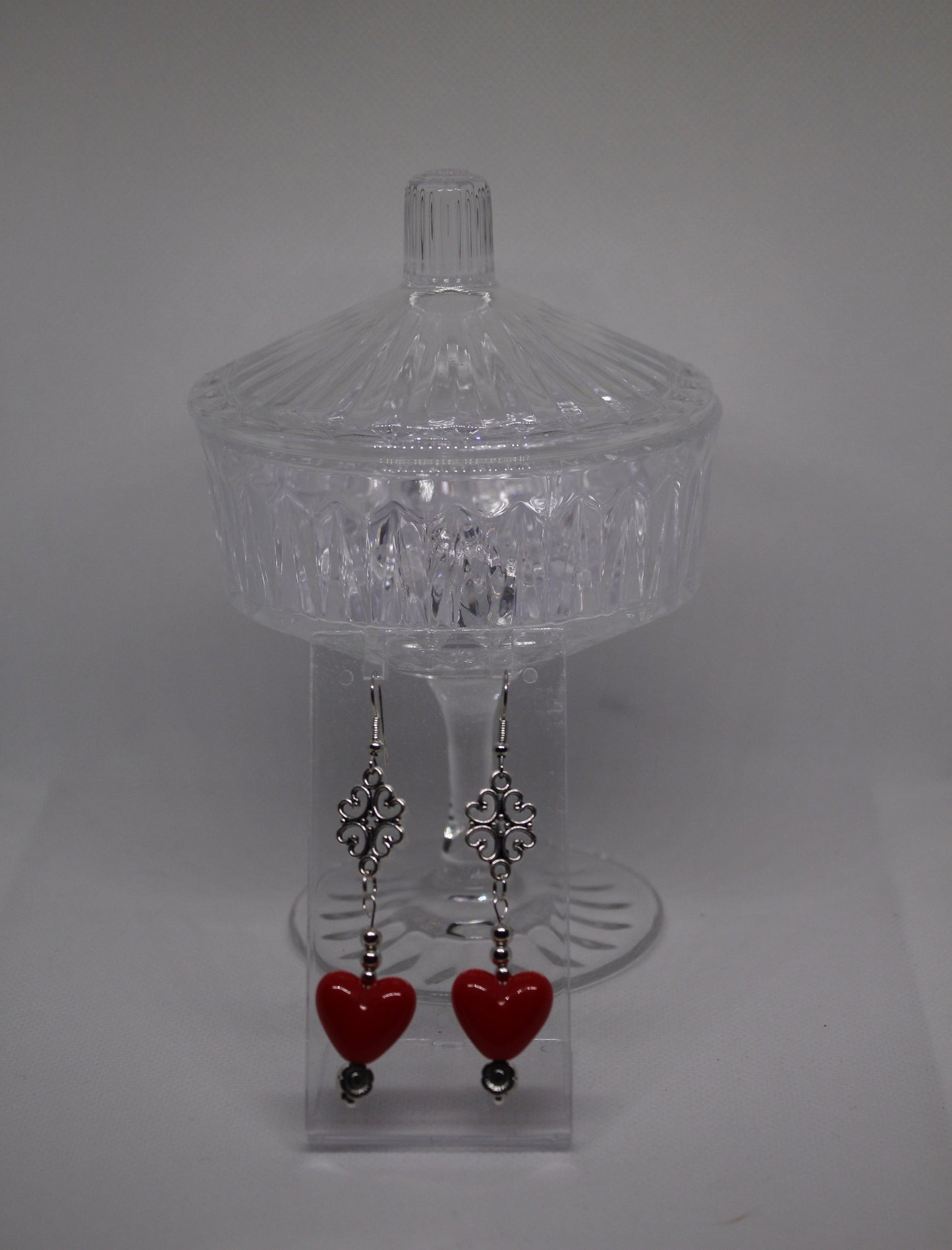 Earrings - Red Heart