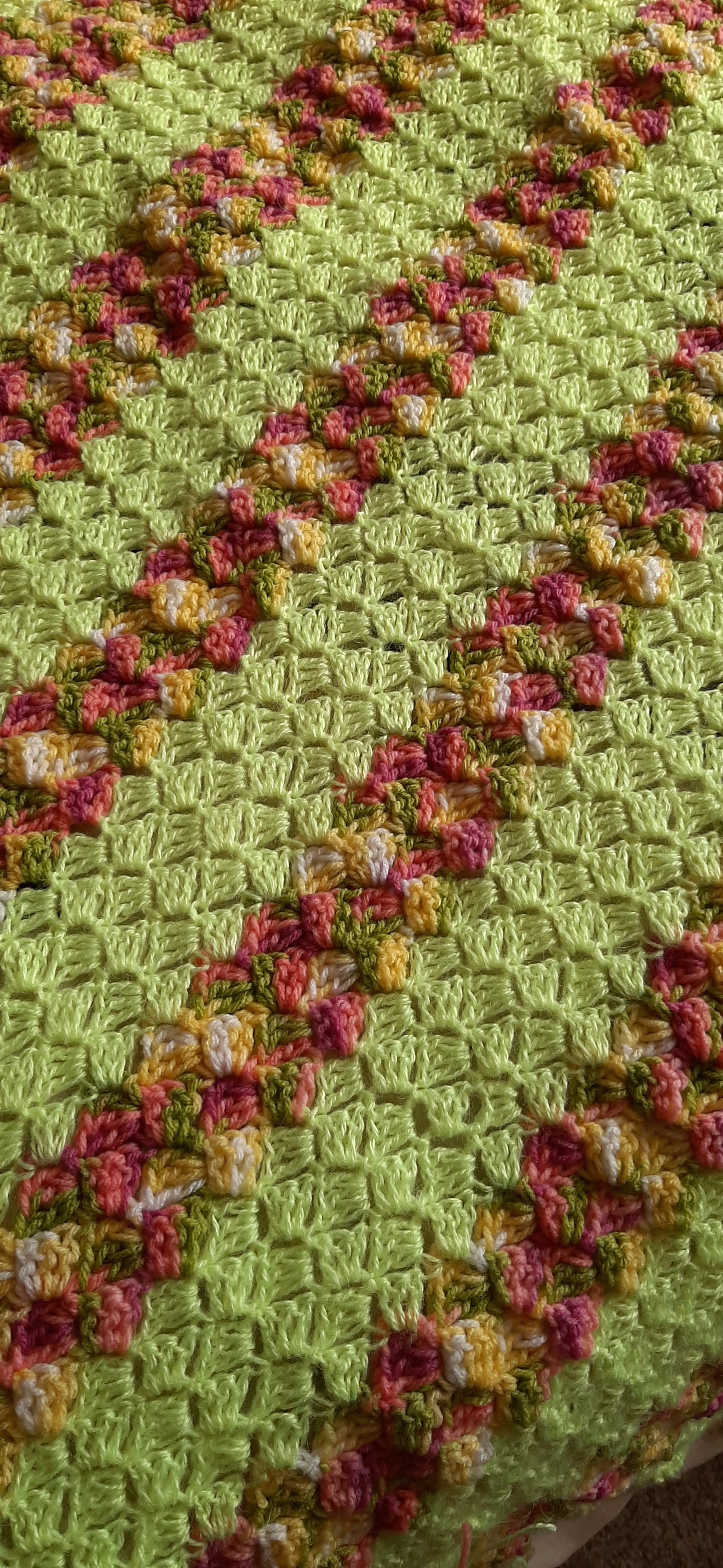 Spring Flowers c2c Blanket