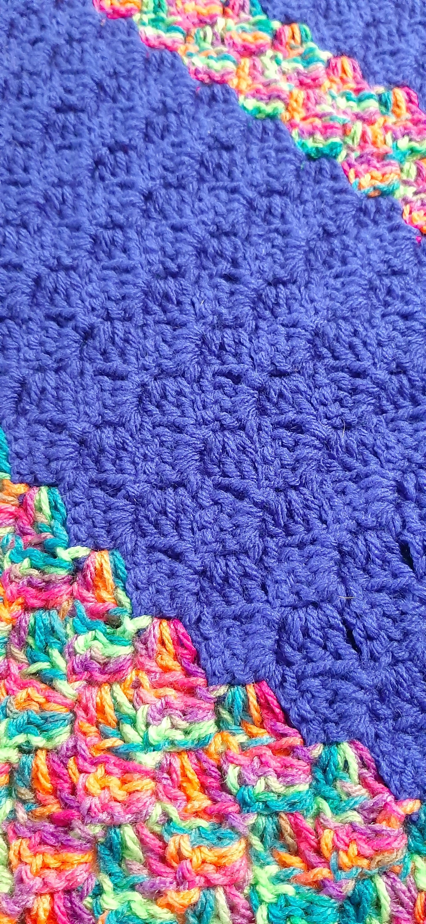 Blueberry Twist c2c Blanket