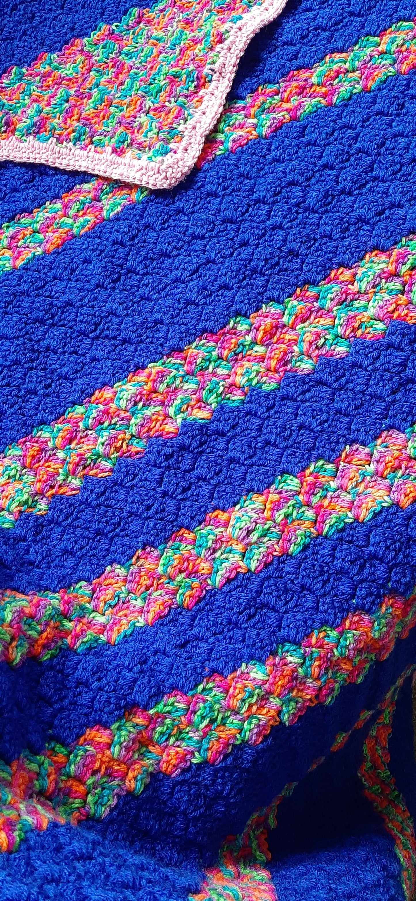 Blueberry Twist c2c Blanket