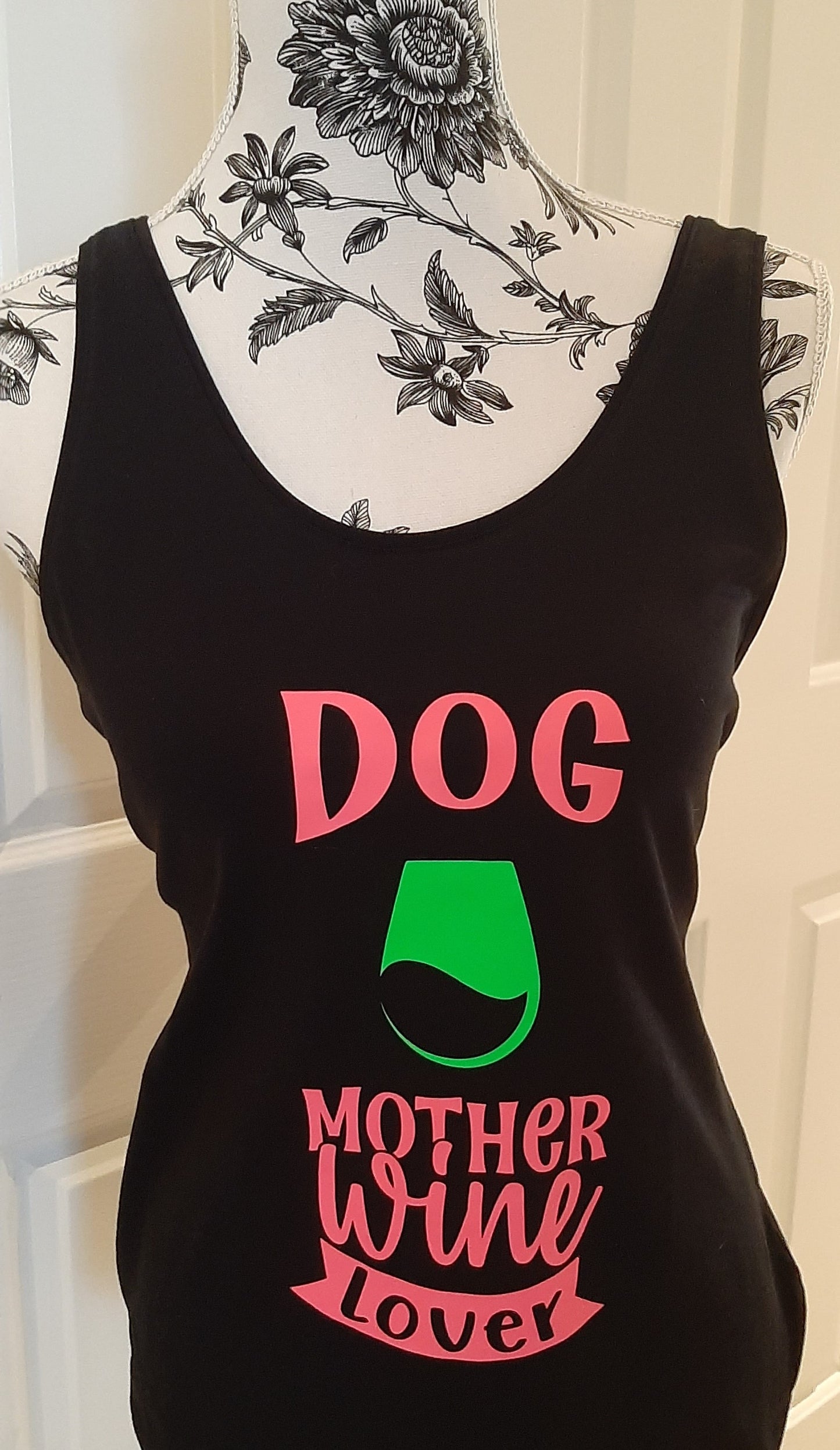 Dog Mother Wine Lover Tank Top